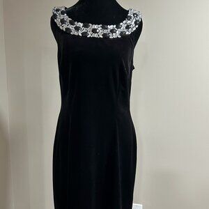 Connected Apparel Sleeveless Midi Dress